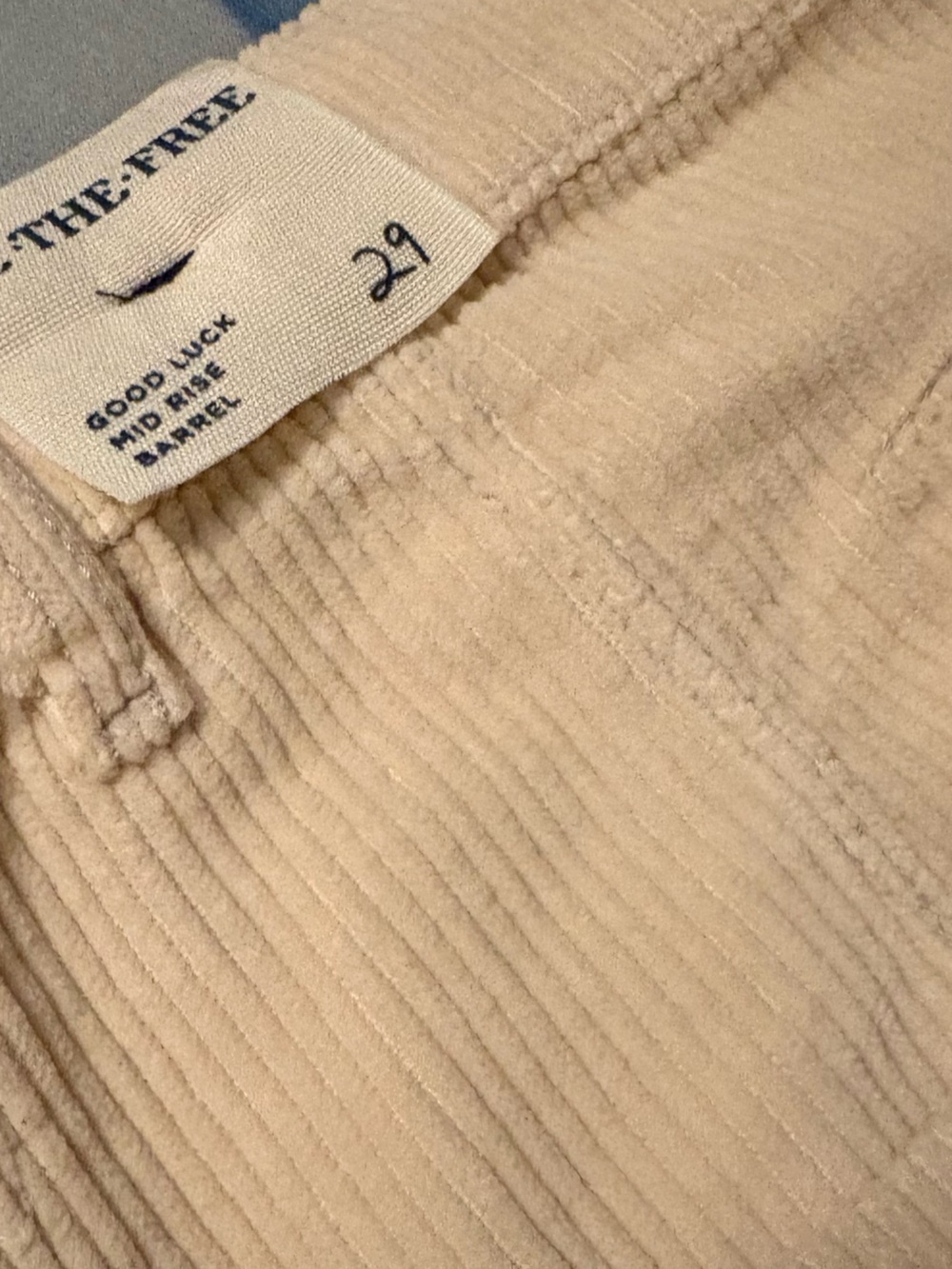 We The Free Good Luck Mid-Rise Cord Barrel Jeans - Picture 10 of 14